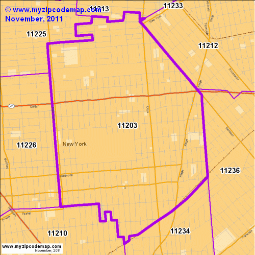 map of 11203