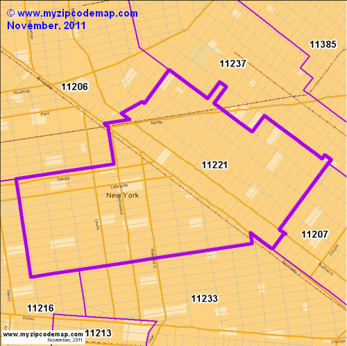 map of 11221
