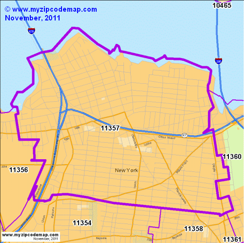 map of 11357