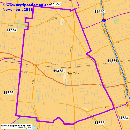 map of 11358