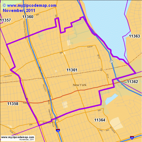 map of 11361