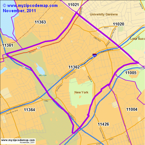 map of 11362