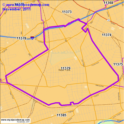 map of 11379