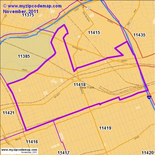 map of 11418