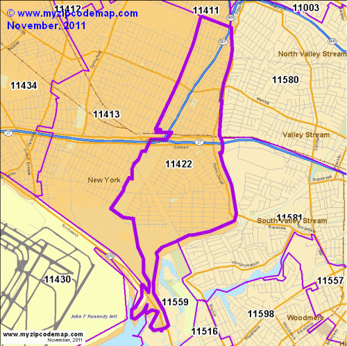 map of 11422