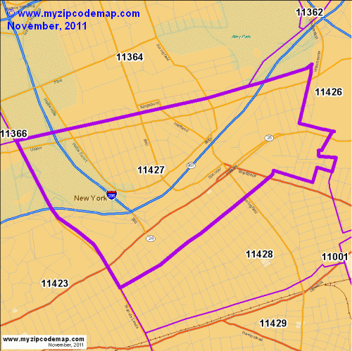 map of 11427