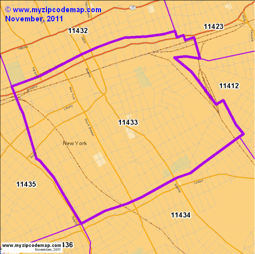 map of 11433