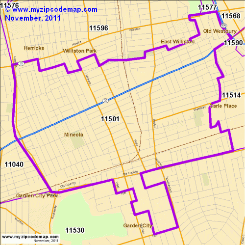 map of 11501