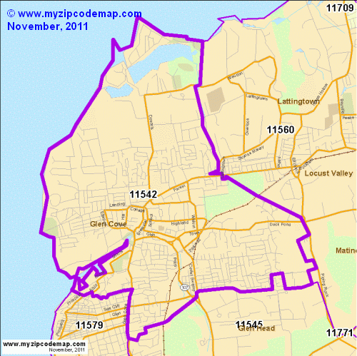 map of 11542