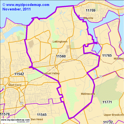 map of 11560