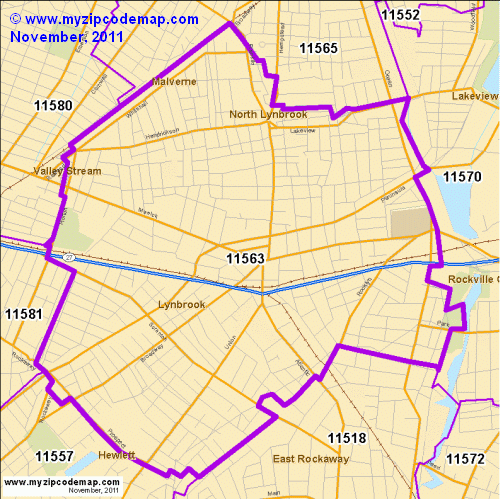 map of 11563