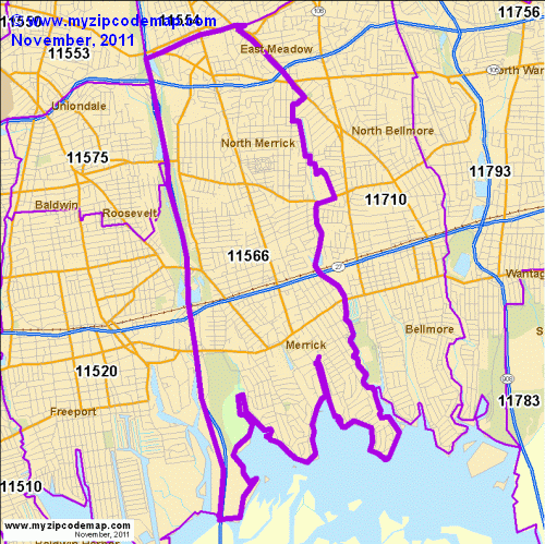 map of 11566