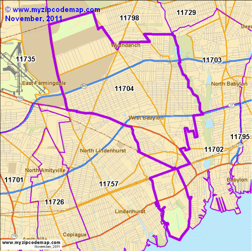map of 11704