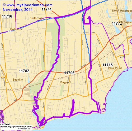 map of 11705