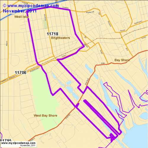 map of 11718