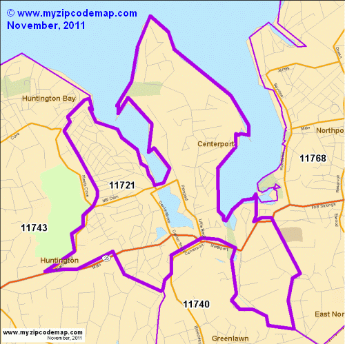 map of 11721