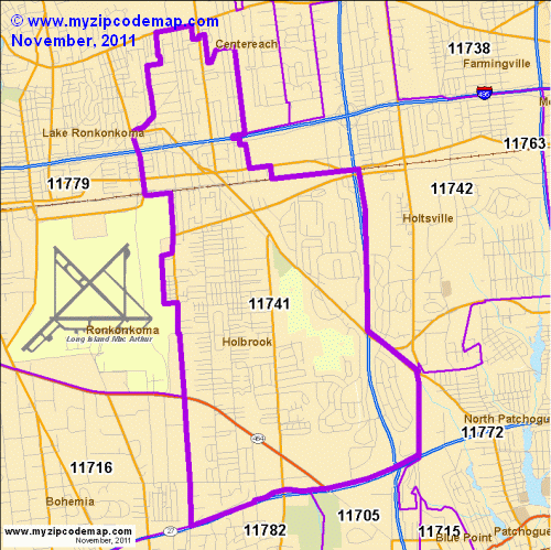 map of 11741