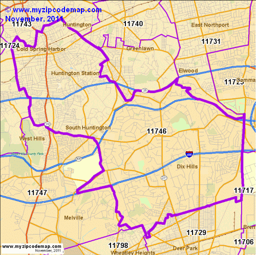map of 11746