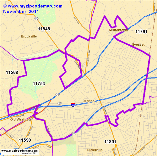 map of 11753