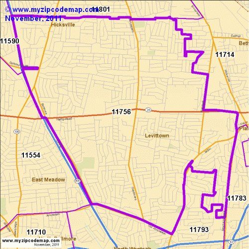 map of 11756