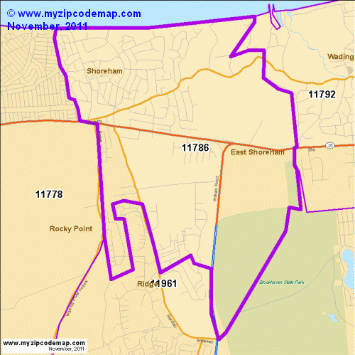 map of 11786