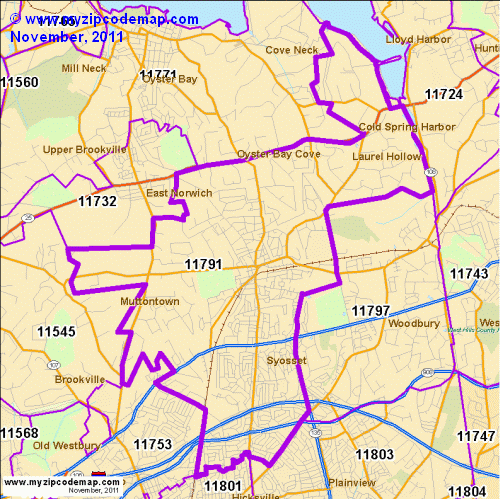 map of 11791
