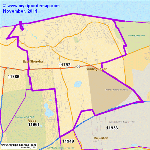 map of 11792