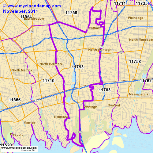 map of 11793