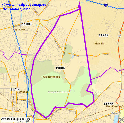 map of 11804