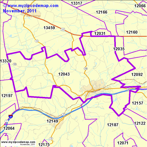 map of 12043