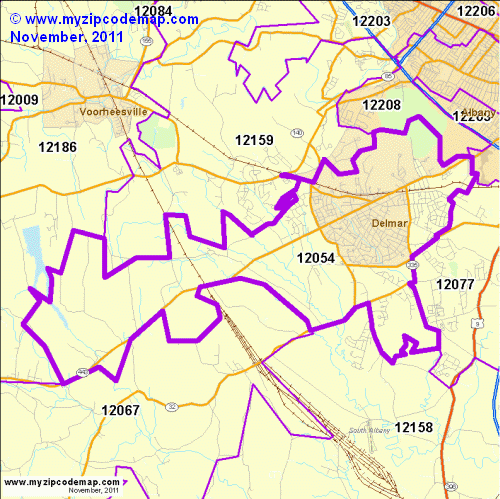 map of 12054