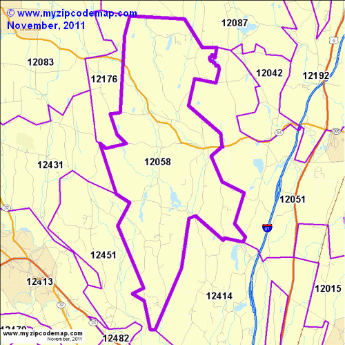 map of 12058