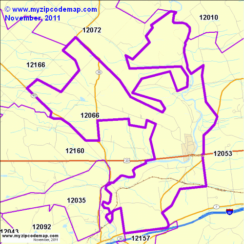map of 12066