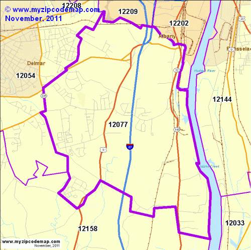 map of 12077