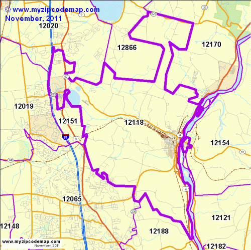 map of 12118