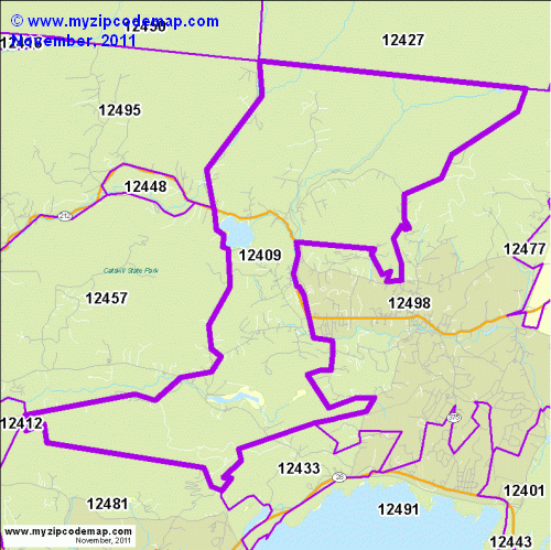 map of 12409