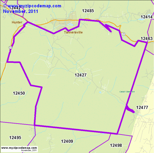 map of 12427