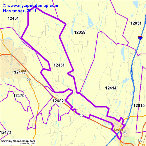 map of 12451
