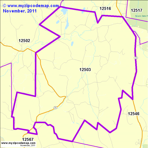 map of 12503
