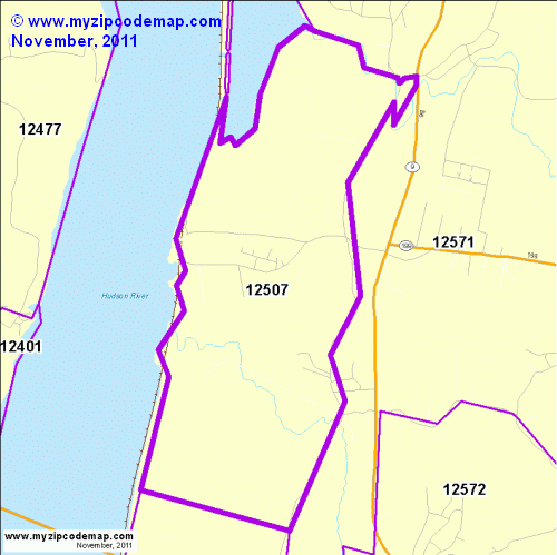 map of 12507