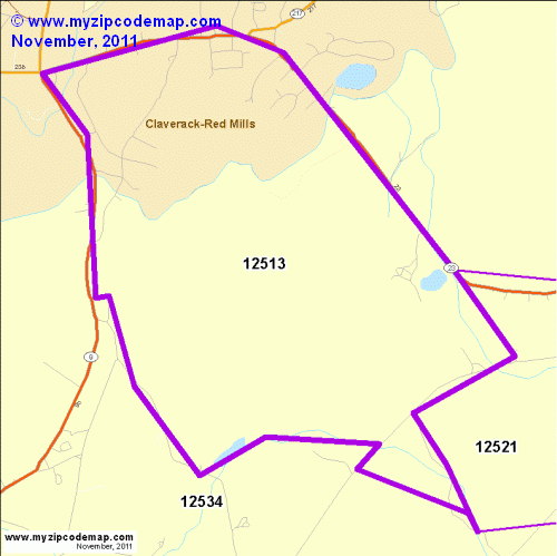 map of 12513