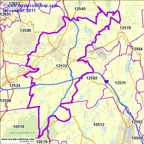 map of 12533