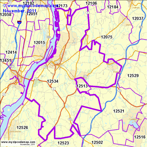 map of 12534