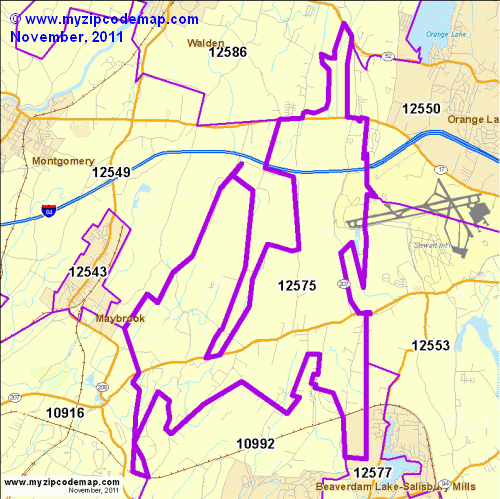 map of 12575