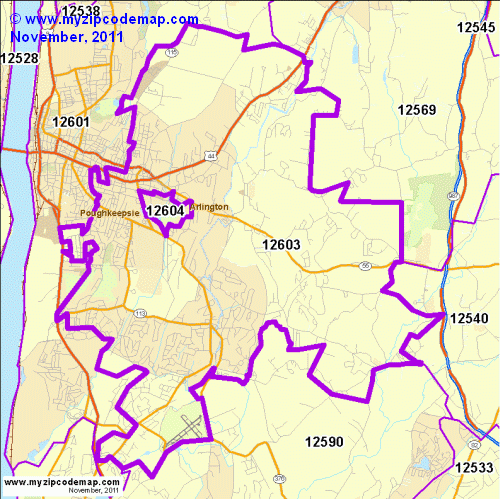 map of 12603