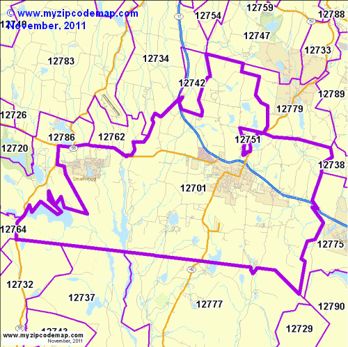 map of 12701