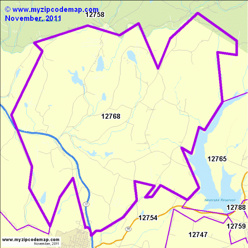 map of 12768