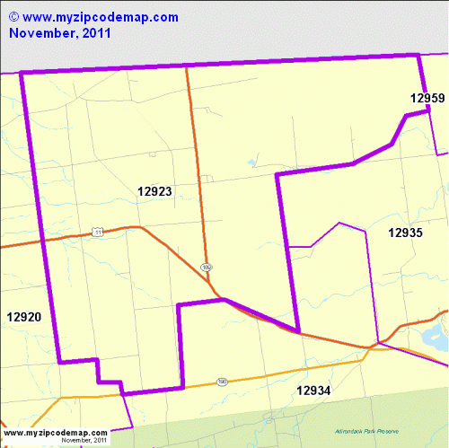 map of 12923