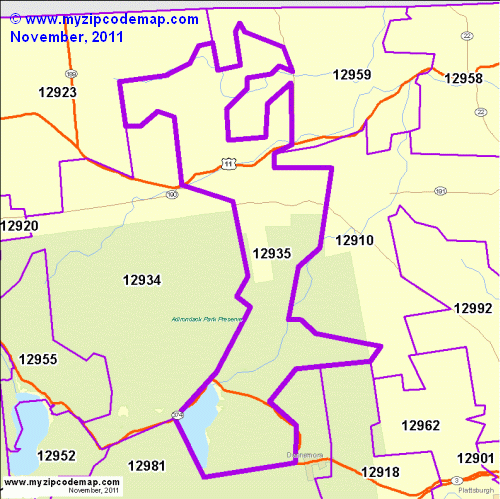 map of 12935