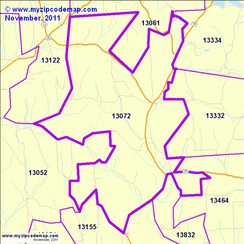 map of 13072